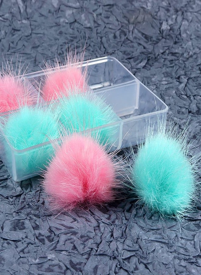 ccHuDE 12 Pcs 3D Nail Pom Balls Fluffy Balls Nail Charms Magnetic Nail Pom Pom Detachable Nail Balls Soft Nail Plush Ball Manicure Tips Decoration for Nail Art DIY - Image 4